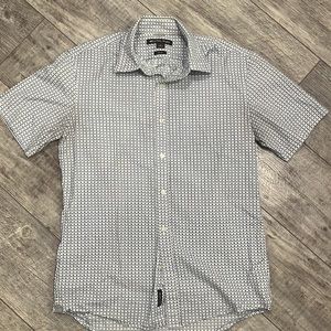 Michael Kors Short Sleeve Button Down- slim fit size small